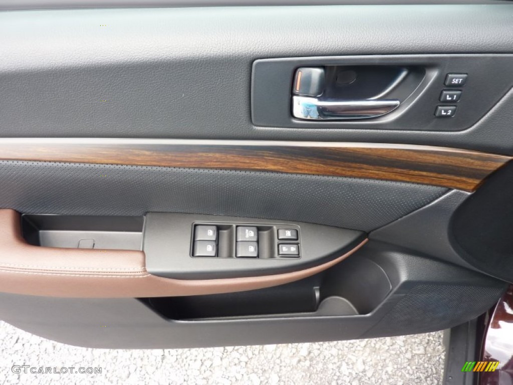 2013 Subaru Outback 3.6R Limited Saddle Brown Door Panel Photo #69267675