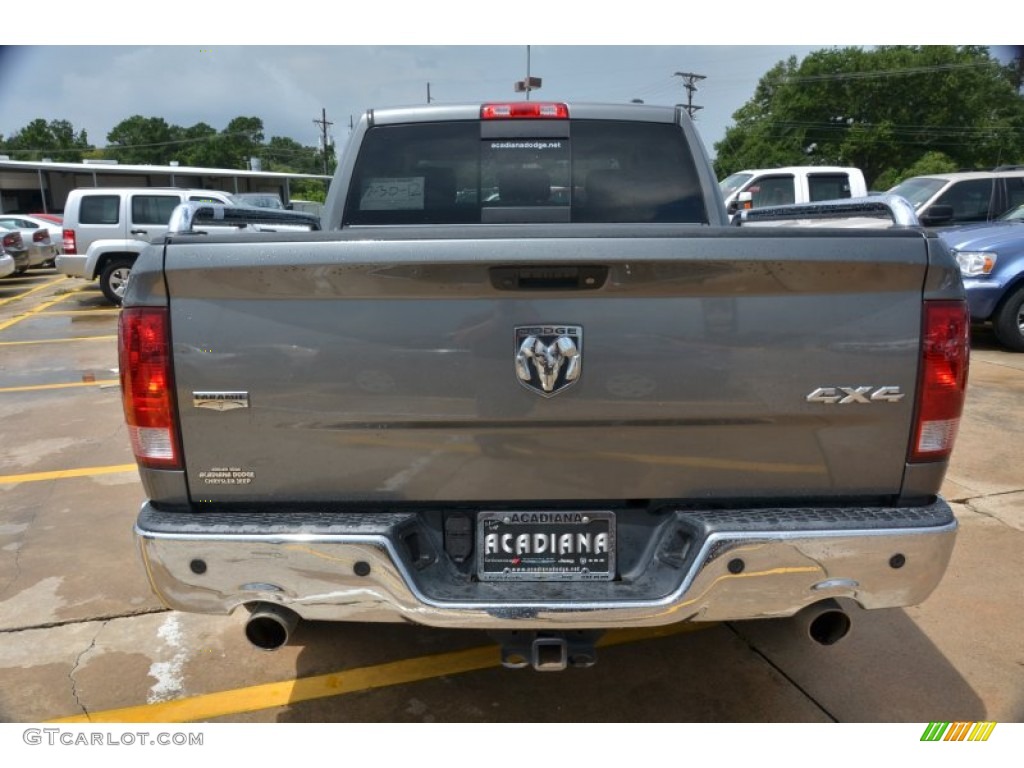 2010 Ram 1500 Laramie Crew Cab 4x4 - Mineral Gray Metallic / Dark Slate Gray photo #4