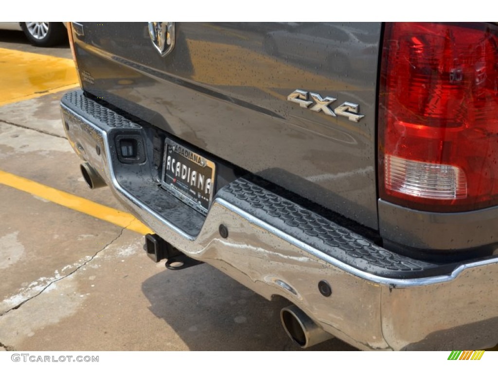 2010 Ram 1500 Laramie Crew Cab 4x4 - Mineral Gray Metallic / Dark Slate Gray photo #6