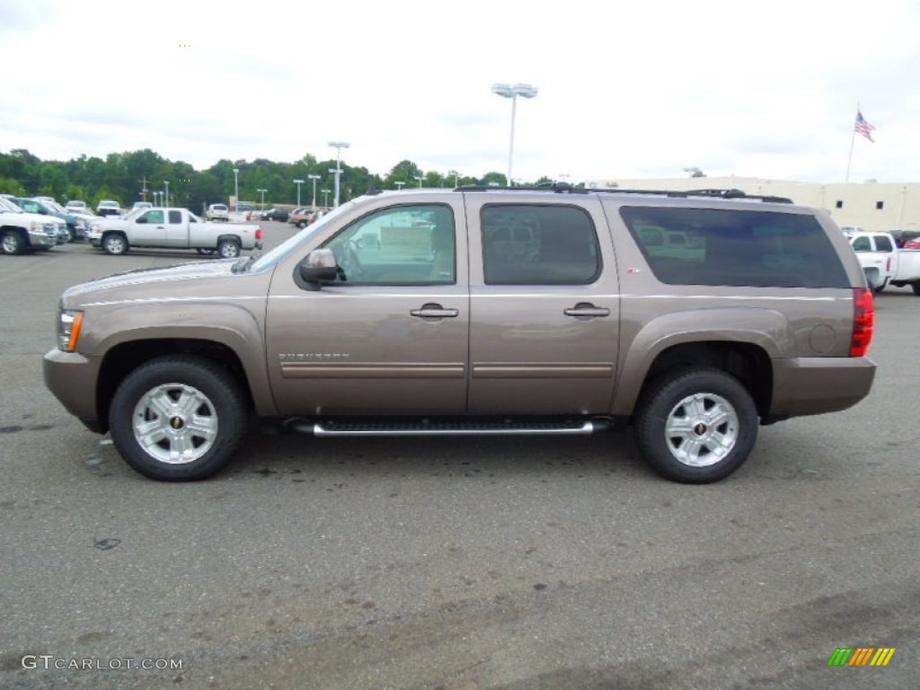 Mocha Steel Metallic 2013 Chevrolet Suburban LT 4x4 Exterior Photo #69268983