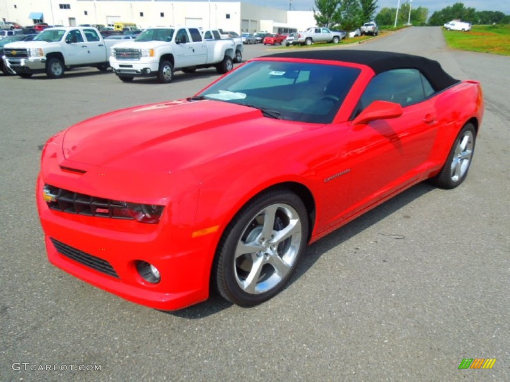 Victory Red 2013 Chevrolet Camaro SS/RS Convertible Exterior Photo #69269307