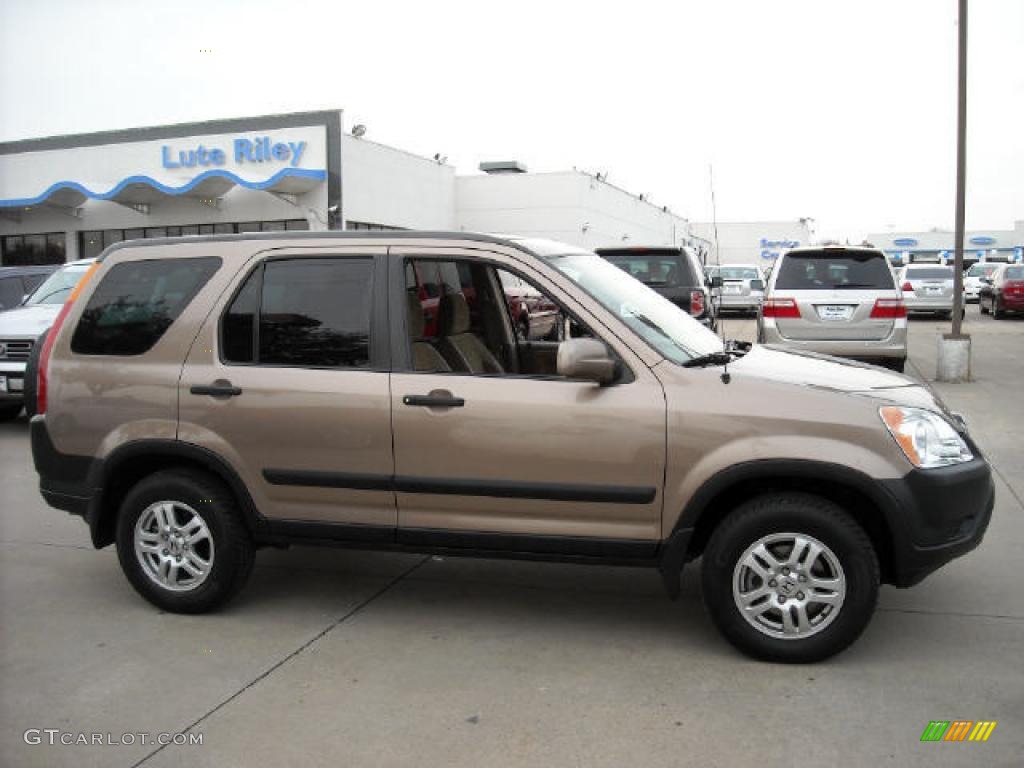 2003 CR-V EX 4WD - Mojave Mist Metallic / Saddle photo #8