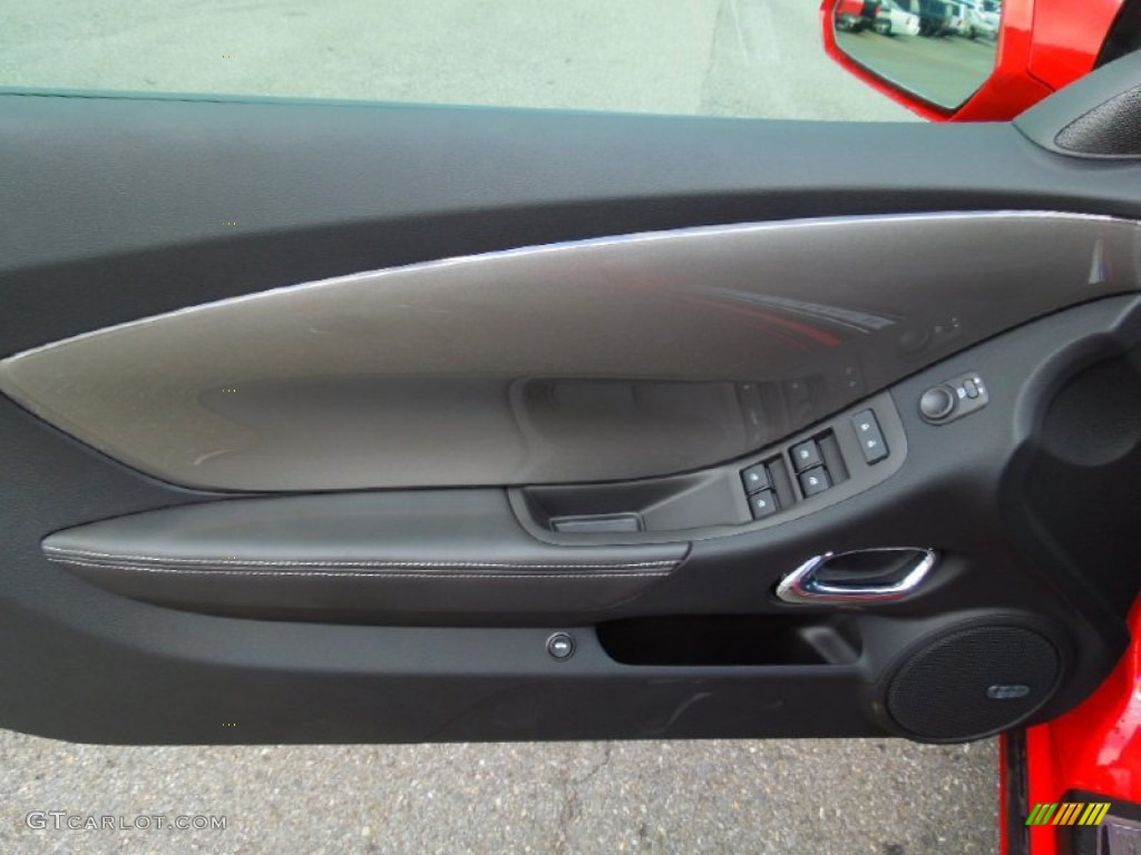 2013 Chevrolet Camaro SS/RS Convertible Black Door Panel Photo #69269352