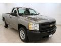 2009 Graystone Metallic Chevrolet Silverado 1500 Regular Cab  photo #1