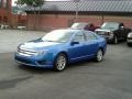 Blue Flame Metallic - Fusion SEL Photo No. 4