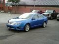 2012 Blue Flame Metallic Ford Fusion SEL  photo #4