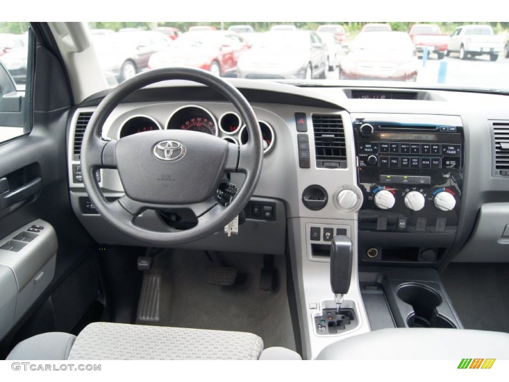 2008 Tundra SR5 CrewMax - Slate Gray Metallic / Graphite Gray photo #21