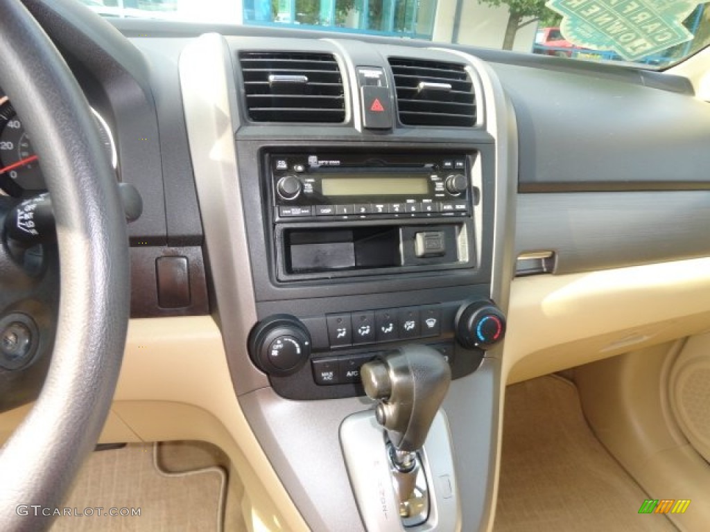 2009 CR-V LX 4WD - Crystal Black Pearl / Ivory photo #5