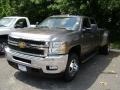Mocha Steel Metallic 2013 Chevrolet Silverado 3500HD LTZ Crew Cab Dually