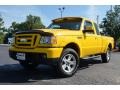 2006 Screaming Yellow Ford Ranger Sport SuperCab  photo #1