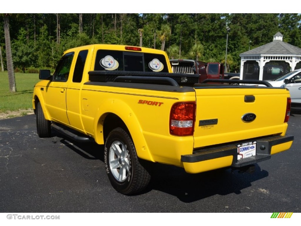 2006 Screaming Yellow Ford Ranger Sport Supercab 69214156 Photo 7