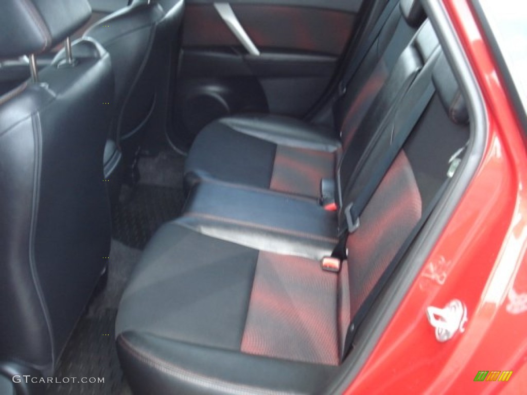 Black/Red Interior 2010 Mazda MAZDA3 MAZDASPEED3 Sport 5 Door Photo #69275508