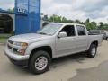 2012 Sheer Silver Metallic Chevrolet Colorado LT Crew Cab 4x4  photo #1