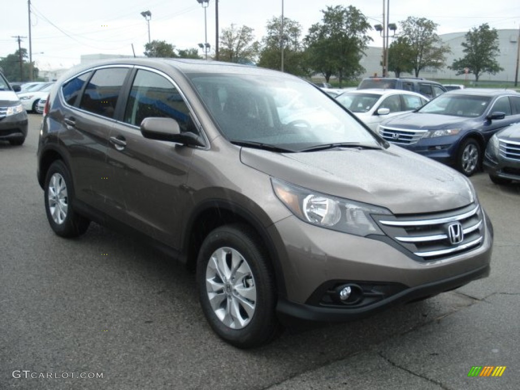 2012 CR-V EX 4WD - Urban Titanium Metallic / Black photo #3