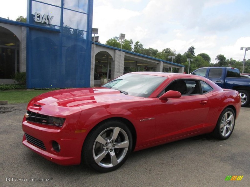 2012 Camaro SS/RS Coupe - Victory Red / Black photo #1
