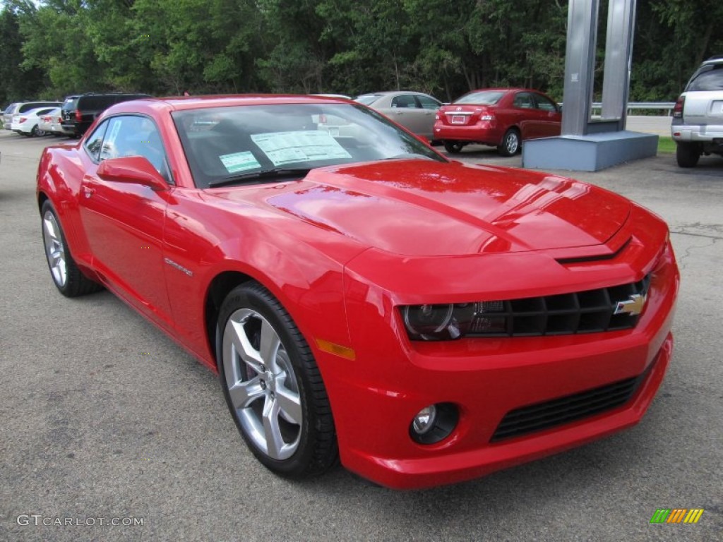 2012 Camaro SS/RS Coupe - Victory Red / Black photo #5