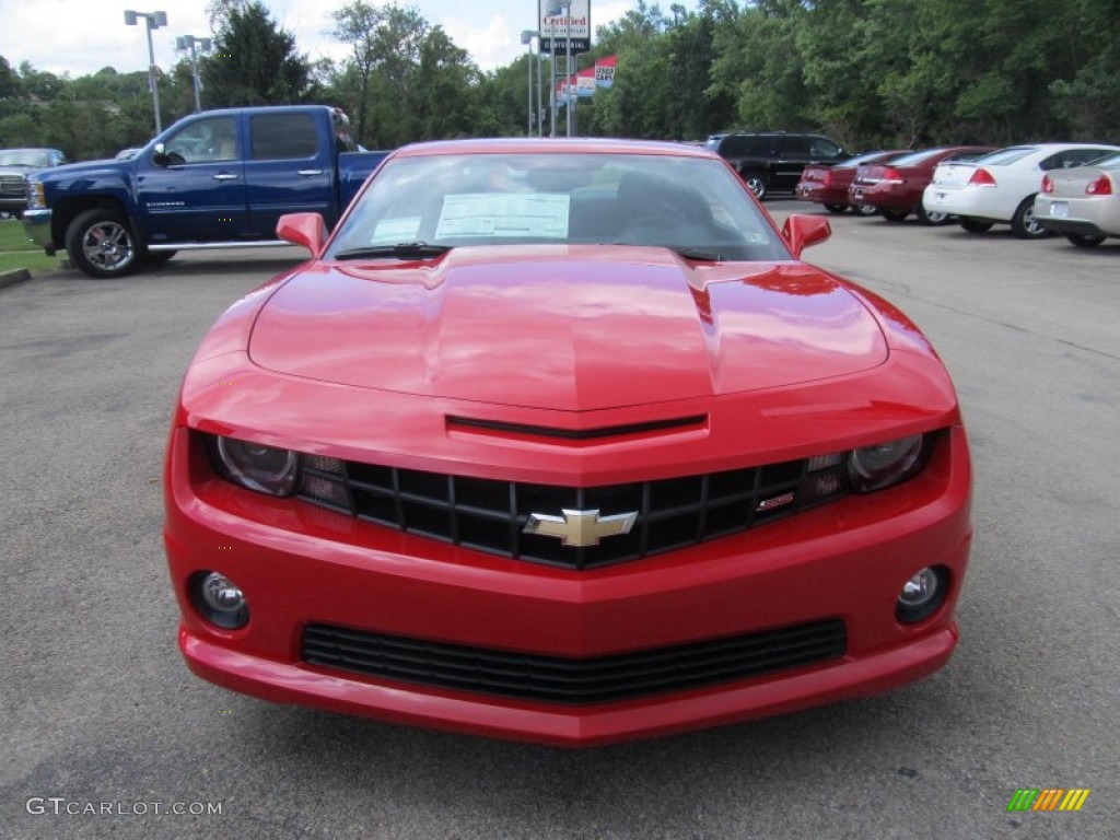 2012 Camaro SS/RS Coupe - Victory Red / Black photo #6