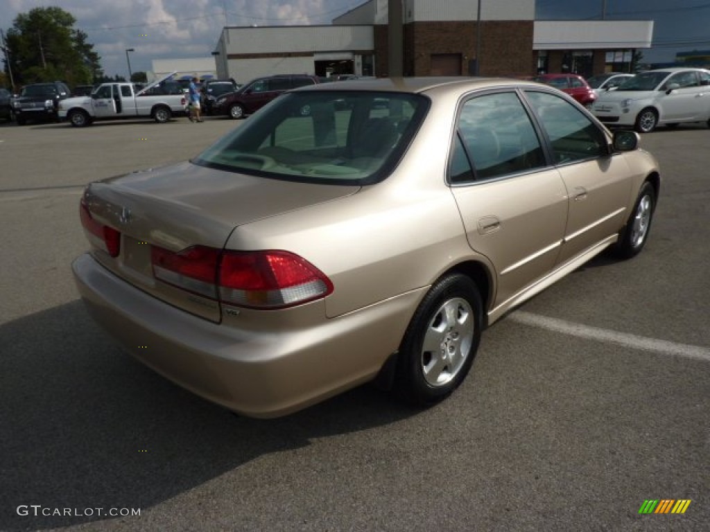 2002 Accord EX V6 Sedan - Naples Gold Metallic / Ivory photo #7