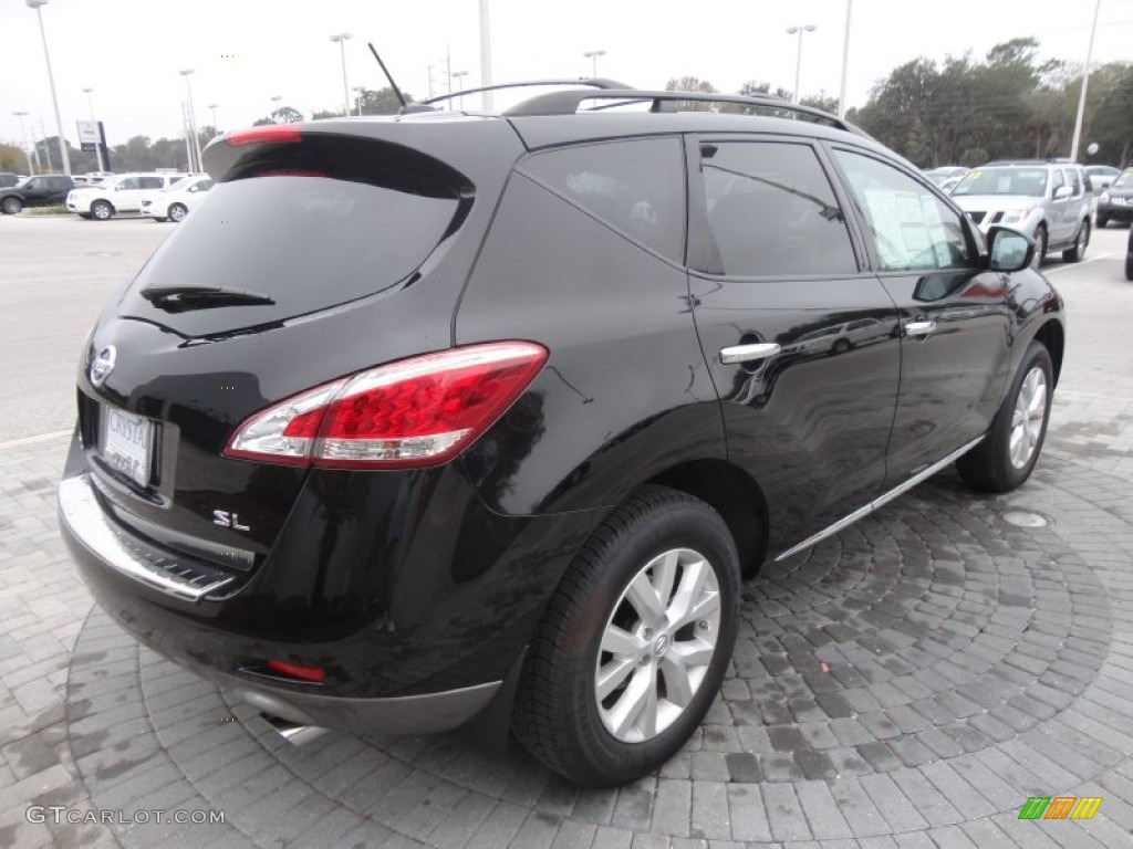 2011 Murano SL - Super Black / Black photo #9