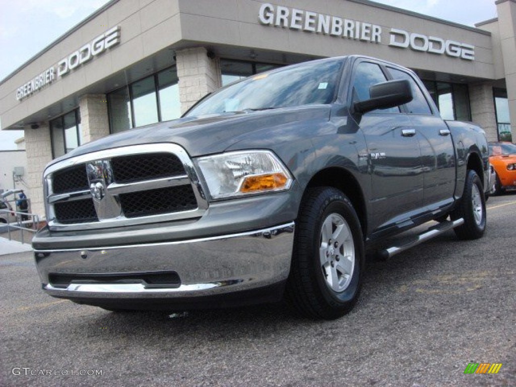 2010 Ram 1500 ST Crew Cab - Mineral Gray Metallic / Dark Slate/Medium Graystone photo #1