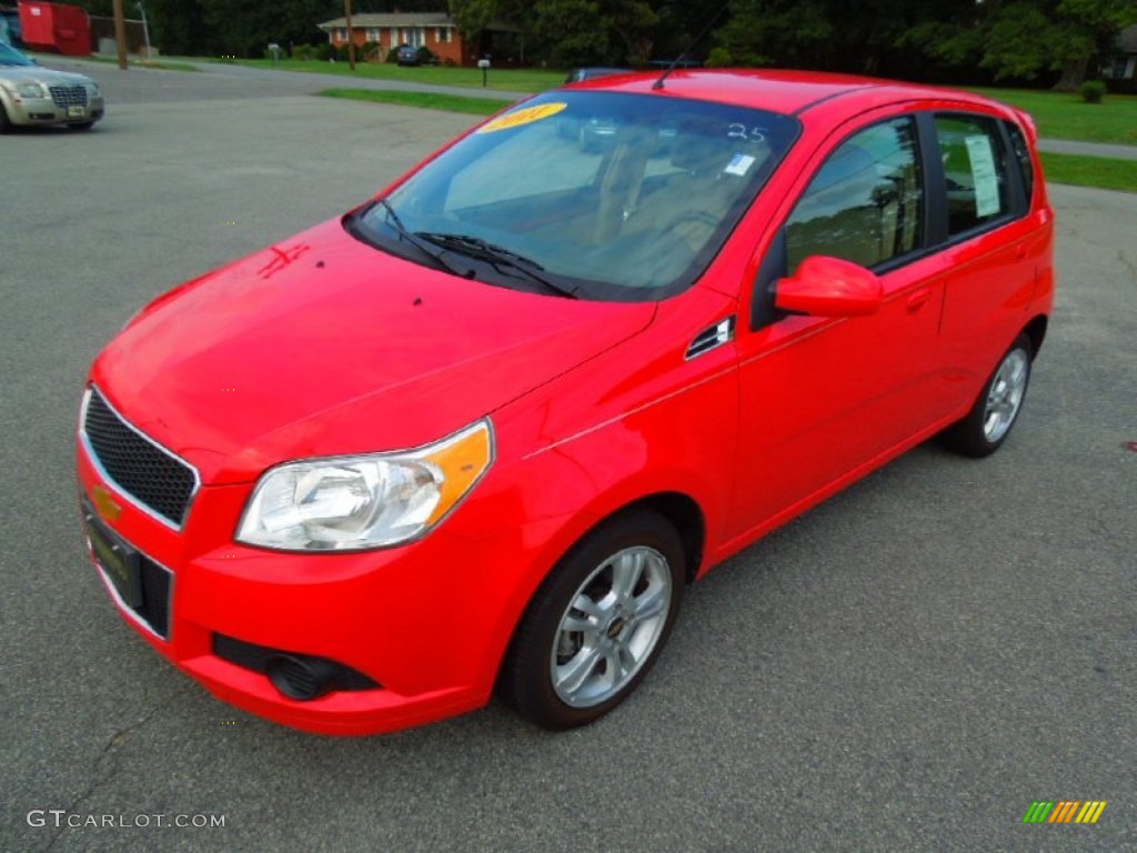 2011 Aveo Aveo5 LT - Victory Red / Neutral photo #1