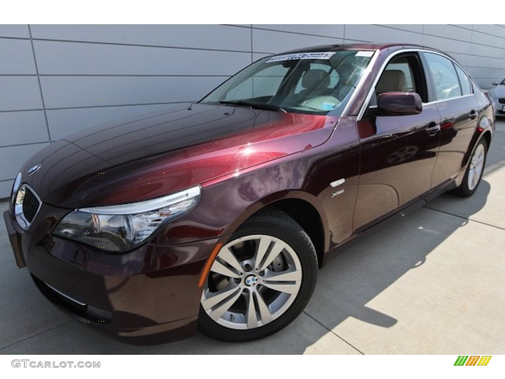 Barbera Red Metallic 2009 BMW 5 Series 528xi Sedan Exterior Photo #69280713
