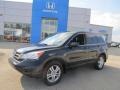 2010 Crystal Black Pearl Honda CR-V EX AWD  photo #1