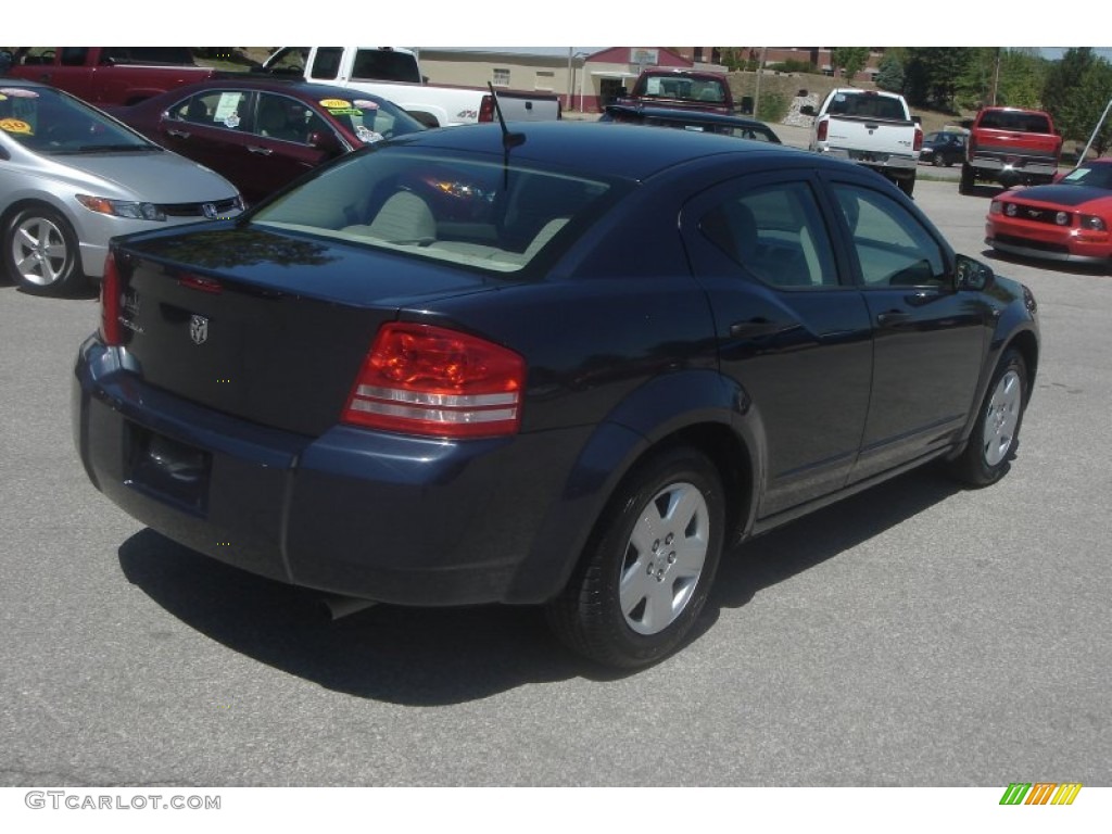 2008 Avenger SE - Modern Blue Pearl / Dark Khaki/Light Graystone photo #3