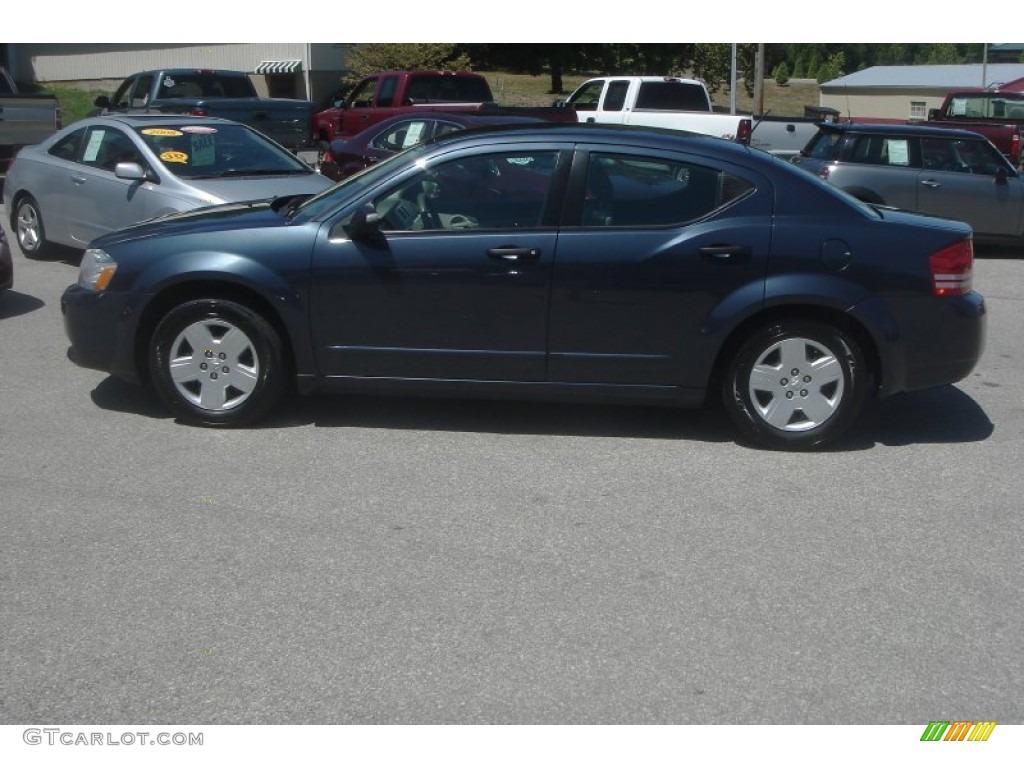 2008 Avenger SE - Modern Blue Pearl / Dark Khaki/Light Graystone photo #27