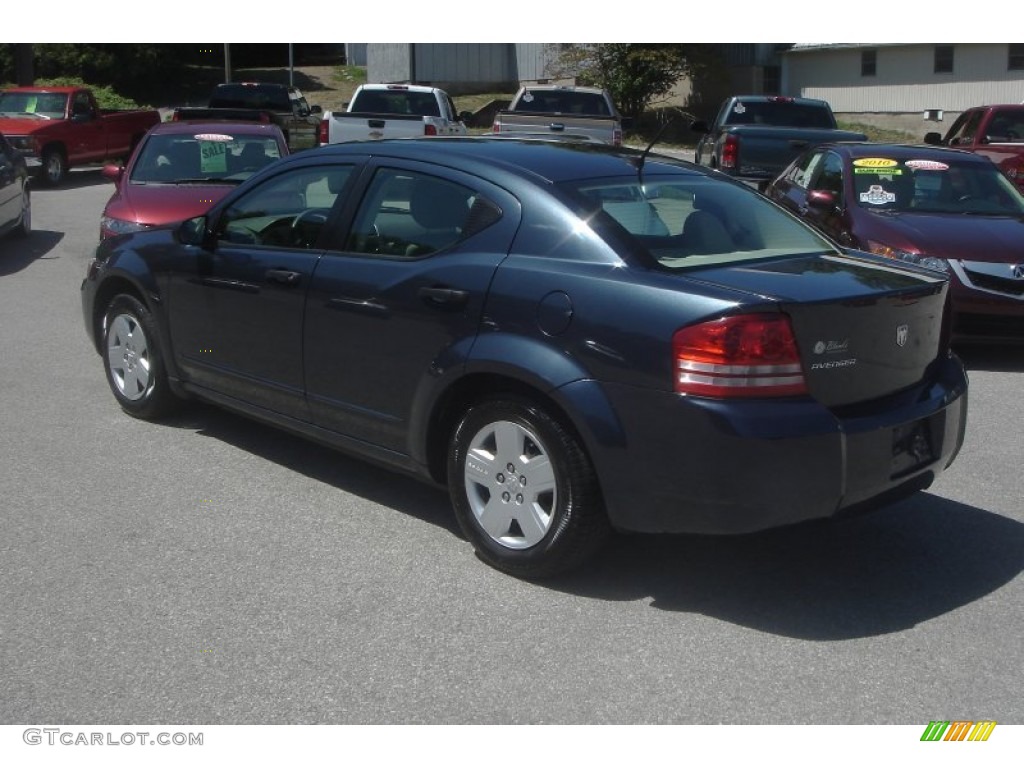 2008 Avenger SE - Modern Blue Pearl / Dark Khaki/Light Graystone photo #28