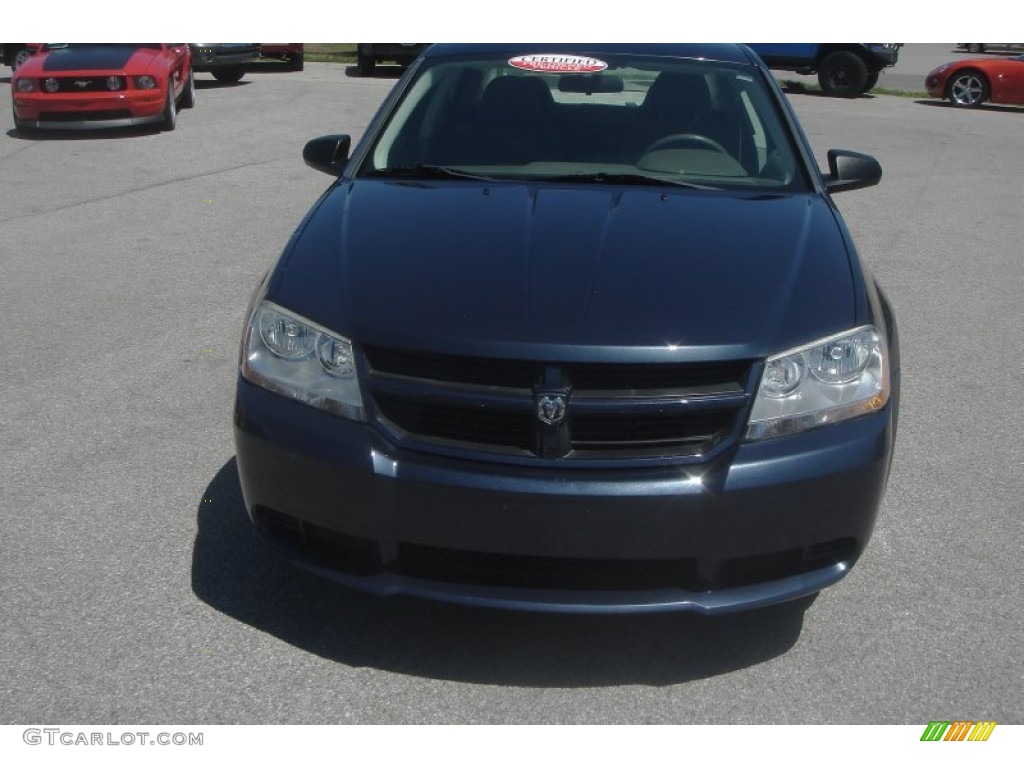 2008 Avenger SE - Modern Blue Pearl / Dark Khaki/Light Graystone photo #41