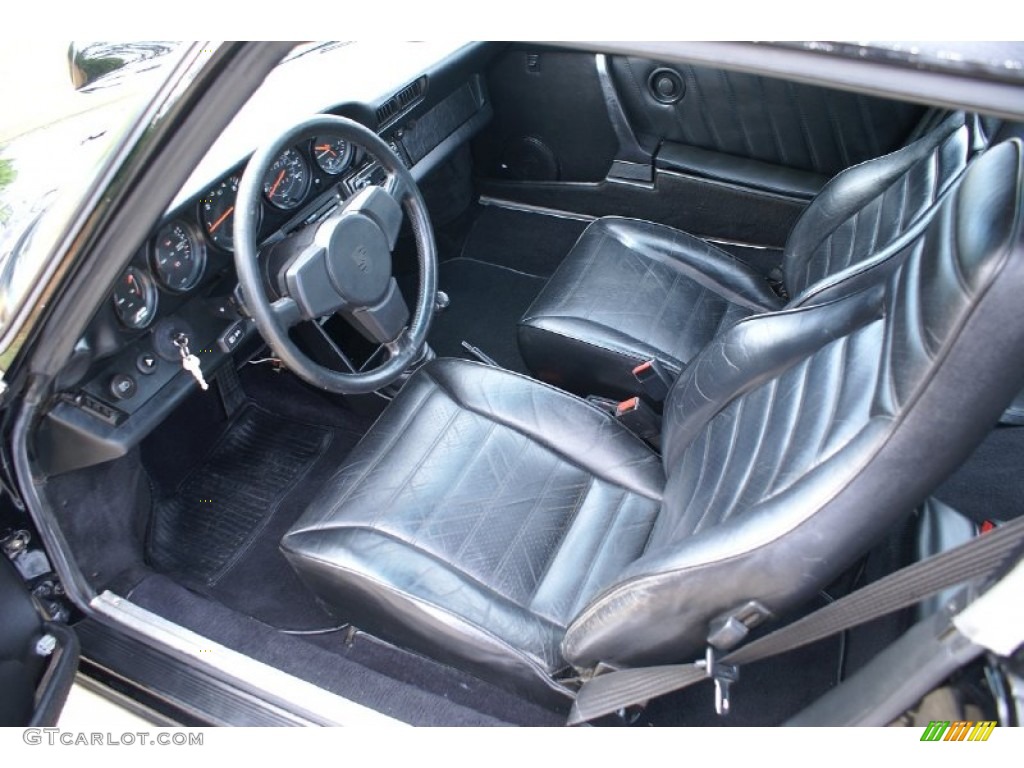 Black Interior 1984 Porsche 911 Carrera Targa Photo #69282495