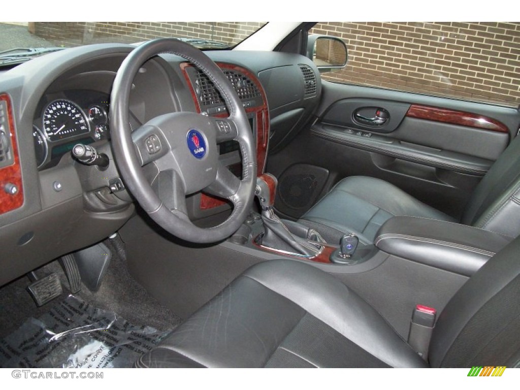 2009 9-7X 5.3i AWD - Graphite Gray Metallic / Carbon Black photo #8