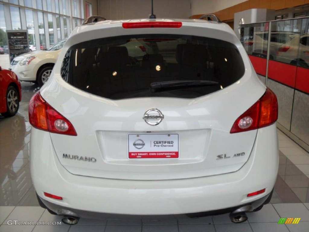 2010 Murano SL AWD - Glacier White Pearl / Beige photo #3