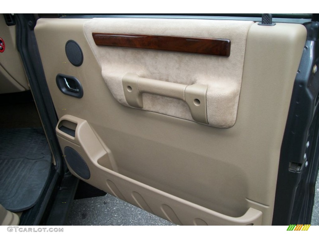 2002 Land Rover Discovery II SE7 Bahama Beige Door Panel Photo #69283379
