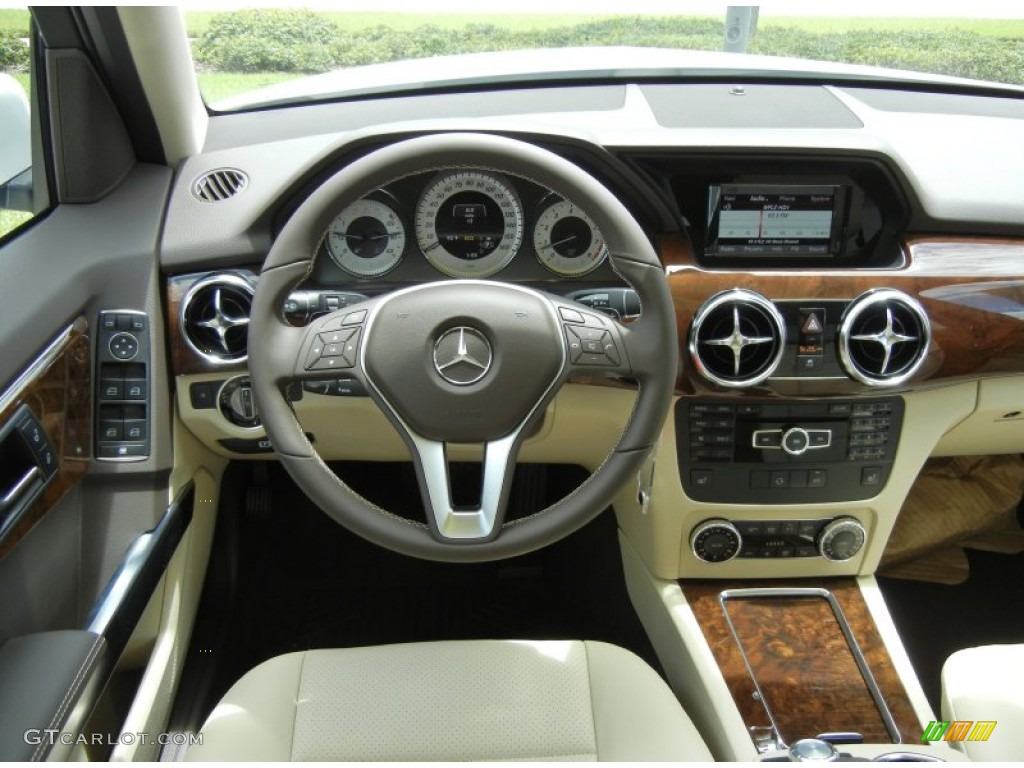 2013 Mercedes-Benz GLK 350 Almond/Mocha Dashboard Photo #69283692