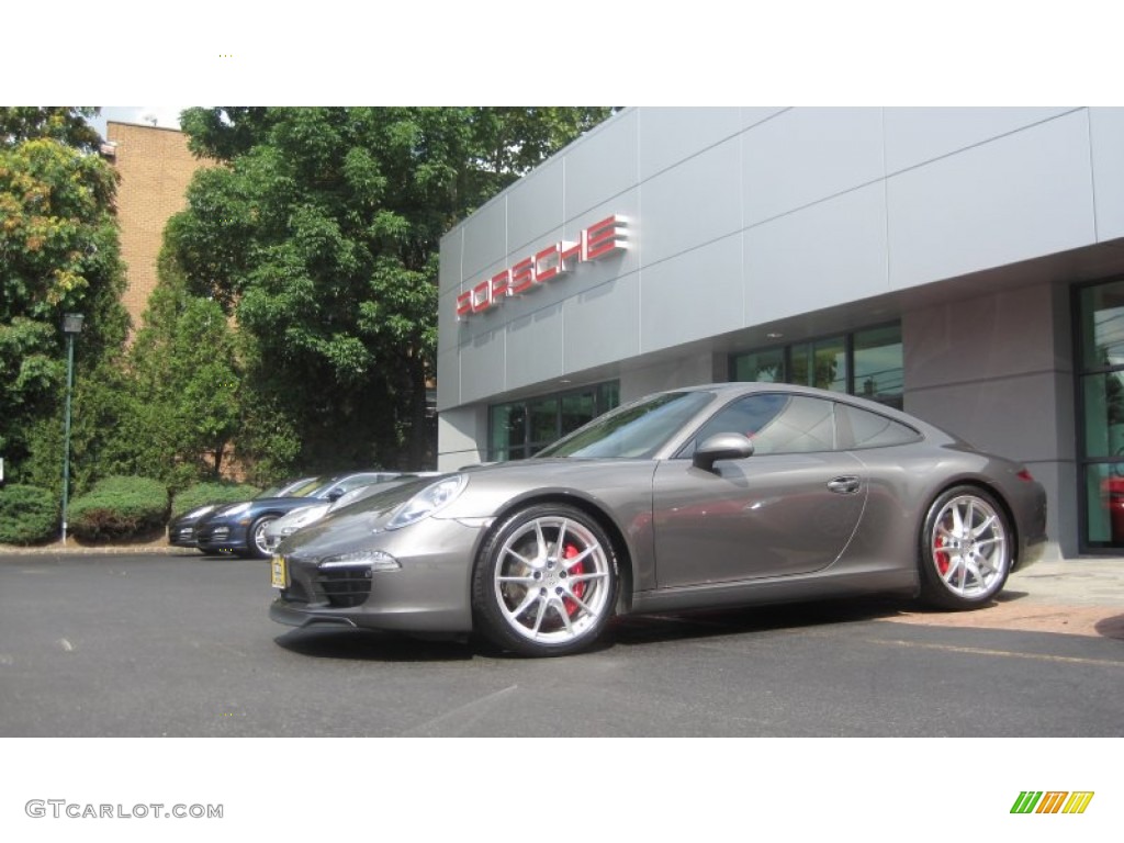 Agate Grey Metallic 2012 Porsche New 911 Carrera S Coupe Exterior Photo #69283740
