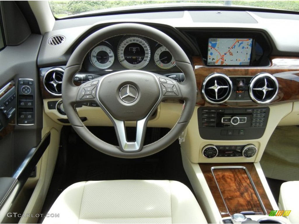 2013 Mercedes-Benz GLK 350 Almond/Mocha Dashboard Photo #69283806