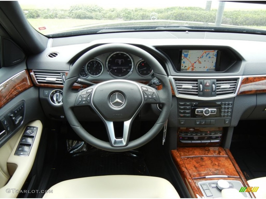 2013 Mercedes-Benz E 350 Sedan Almond Dashboard Photo #69284036