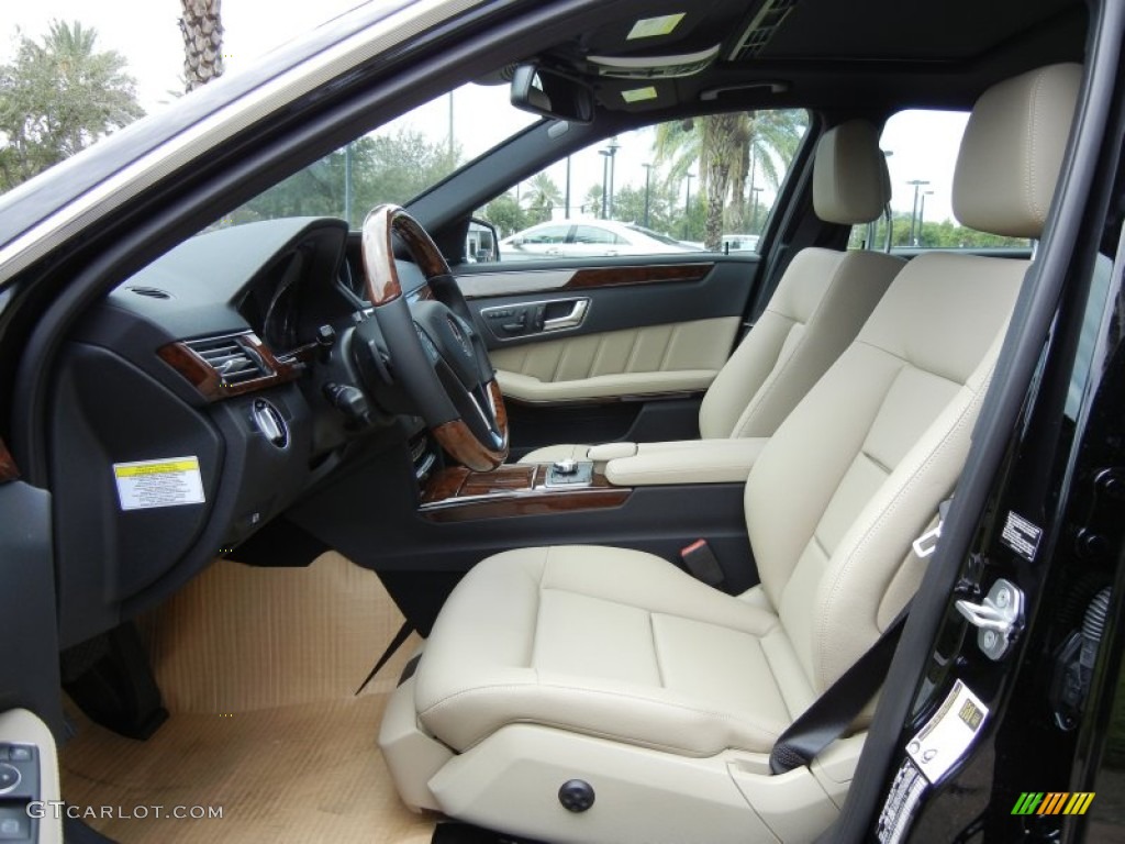 Almond/Mocha Interior 2013 Mercedes-Benz E 350 Sedan Photo #69284124