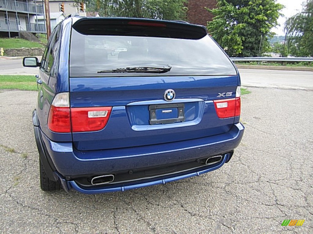 2006 X5 4.8is - Le Mans Blue Metallic / Cream Beige photo #5