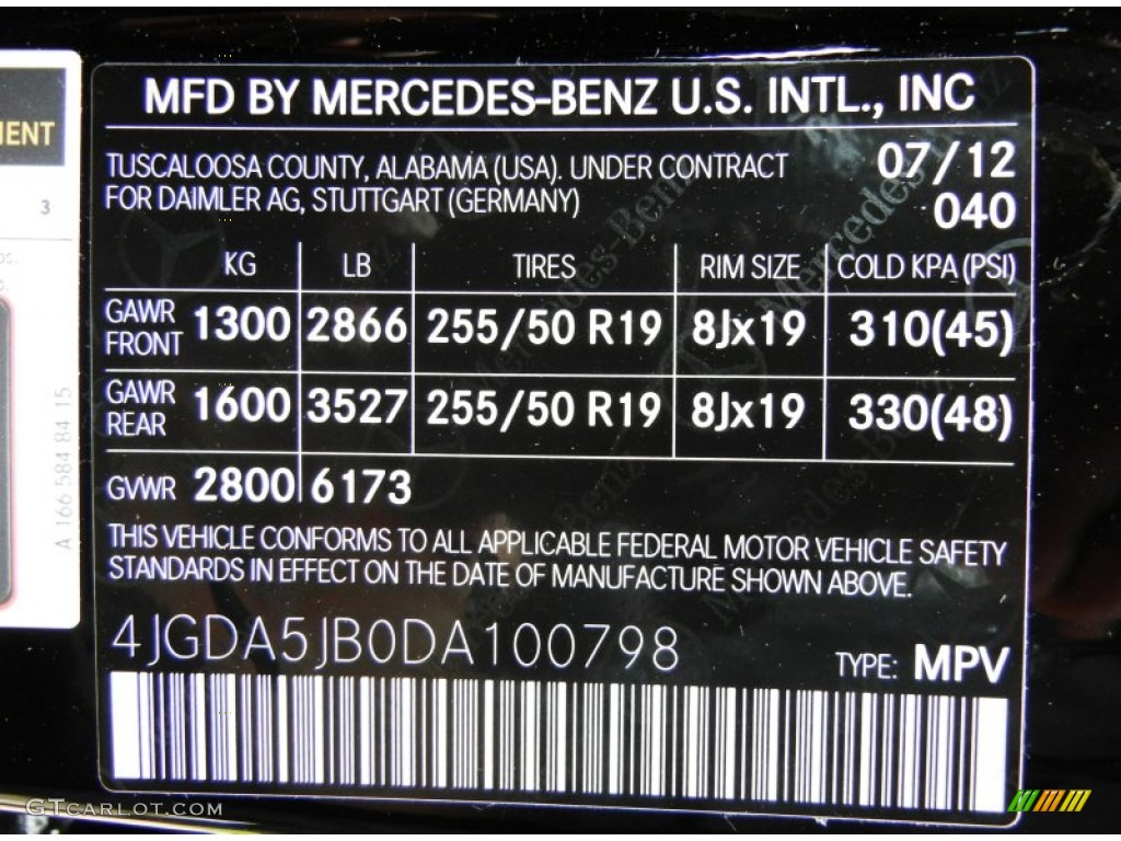 2013 Mercedes-Benz ML 350 040 Photo #69284421