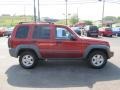 2005 Inferno Red Crystal Pearl Jeep Liberty Sport 4x4  photo #5