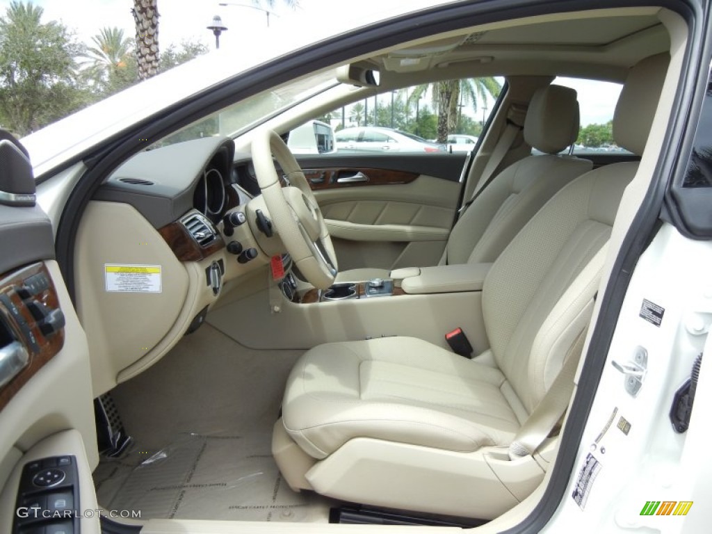 Almond/Mocha Interior 2013 Mercedes-Benz CLS 550 Coupe Photo #69284466