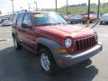2005 Inferno Red Crystal Pearl Jeep Liberty Sport 4x4  photo #6