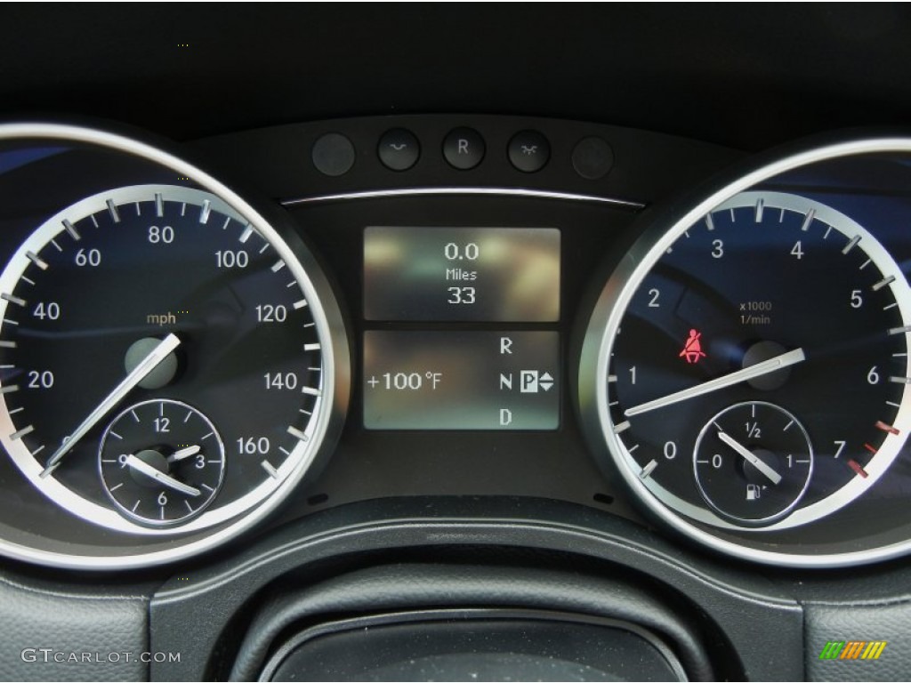 2012 Mercedes-Benz GL 450 4Matic Gauges Photo #69284850