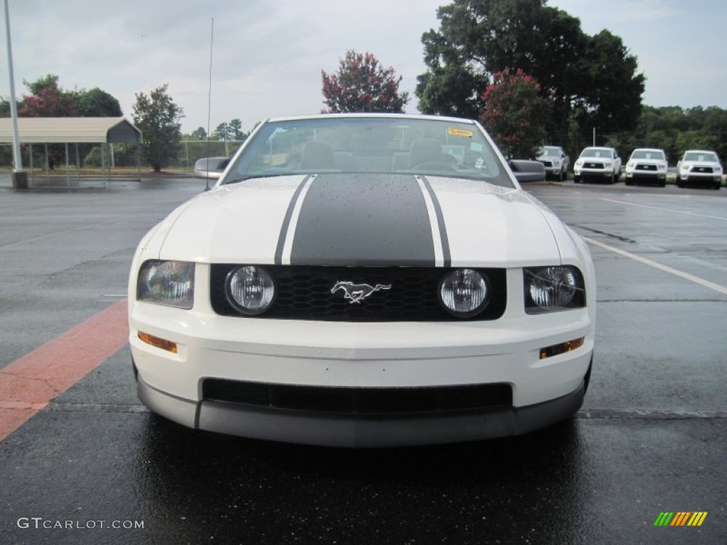 2007 Mustang GT Premium Convertible - Performance White / Dark Charcoal photo #8