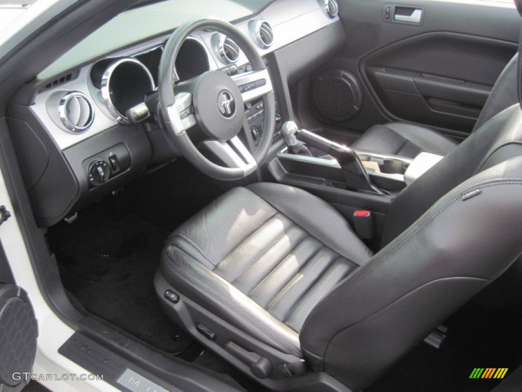 2007 Mustang GT Premium Convertible - Performance White / Dark Charcoal photo #13
