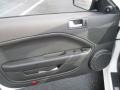 Dark Charcoal 2007 Ford Mustang GT Premium Convertible Door Panel