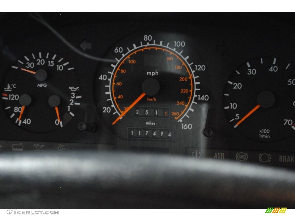 1993 Mercedes-Benz S Class 600 SEC Coupe Gauges Photos